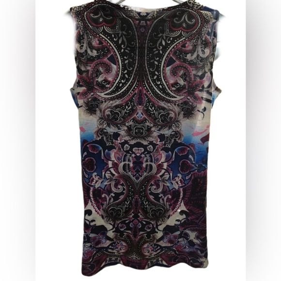 Northern Reflections Multicolor Paisley Tank Top - Picture 5 of 5